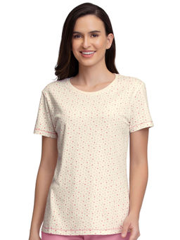 Amante - Round Neck Sleep Tee Multi-Color