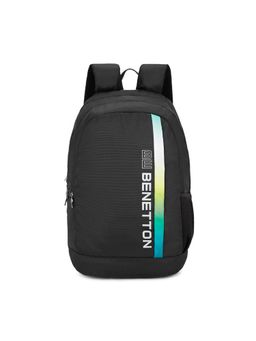 United Colors of Benetton - Brenton Unisex Polyester Backpack - Black (M)