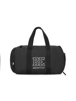 United Colors of Benetton - Drew Unisex Polyester Gym Bag Duffel - Black (M)