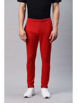 Pierre Carlo - Men Red Cotton Slim Fit Trackpant