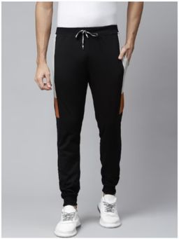 Pierre Carlo - Men Black Cotton Slim Fit Joggers
