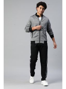 Pierre Carlo - Men Black Cotton Slim Fit Trackpant