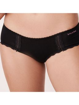 La Vie En Rose - Cotton and Lace Detail Hiphugger Panty