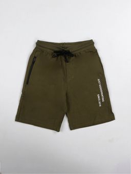 KiddoPanti - Olive Boys Knit Shorts