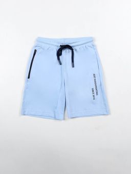 KiddoPanti - Blue Boys Knit Shorts