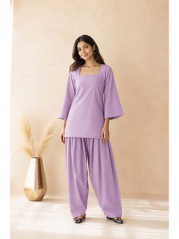 DEASHA INDIA - Abeera Lavender Kurti with Salwar Pant