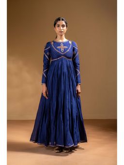 Baise Gaba - Blue Neelima Anarkali and Chudidar with Dupatta