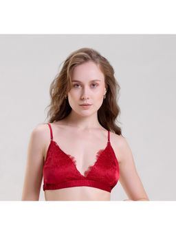 Mysthelle - Red Satin Bralette