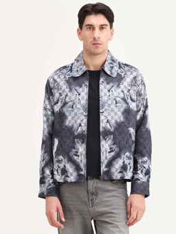 Rare Rabbit - Black Viscose Blend Full Sleeves Jacket