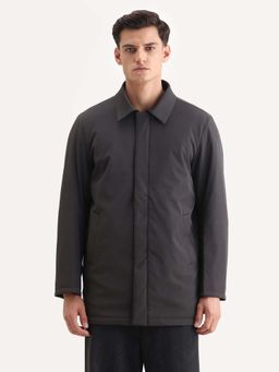 Rare Rabbit - Grey Nylon Full Sleeves Coat