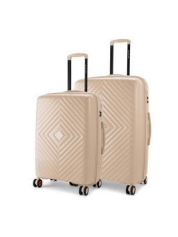 Nasher Miles - Antwerp Polypropylene Champagne Trolley Bags (Pack of 2)