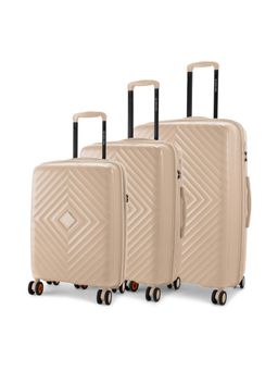 Nasher Miles - Antwerp Polypropylene Champagne Trolley Bags (Pack of 3)