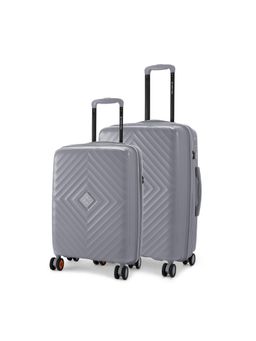 Nasher Miles - Antwerp Polypropylene Grey Trolley Bags (Pack of 2)