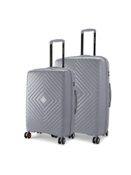 Nasher Miles - Antwerp Polypropylene Grey Trolley Bags (Pack of 2)