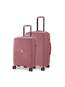 Nasher Miles - Antwerp Polypropylene Bubblegum Mauve Trolley Bag (Pack of 2)