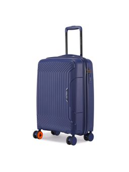 Nasher Miles - Unisex Blue Coorg Hard-Sided Polypropylene Black Trolley Bag