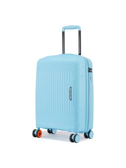 Nasher Miles - Unisex Blue Coorg Hard-Sided Polypropylene Black Trolley Bag