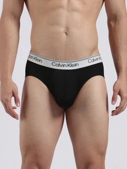 Calvin Klein - Polyester Black Pack of 3 Briefs
