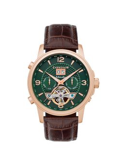 Earnshaw - Marylebone Grand Date Open Heart Automatic Green Round Dial Mens Watch - ES-8177-0A