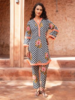 Indisangam - Floral Cotton Co-Ord Set