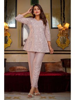 Zari Jaipur - Women Lavender Kurta And Pant