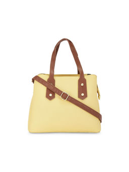 Sugarush - Daniela Yellow Solid Handbag (M)