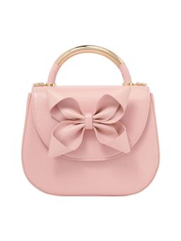 Forever New - Pink Pu Solid Slingbag with Detachable Strap