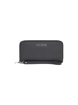 Guess - Black Pvc Printed Wallet