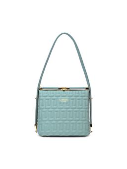 Lavie Luxe - Green Synthetic Leather Textured Handheld Bag