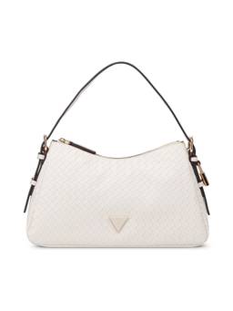 Guess - Cream Pvc Textured Handheld Bag