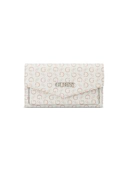 Guess - Off White Pvc Printed Wallet
