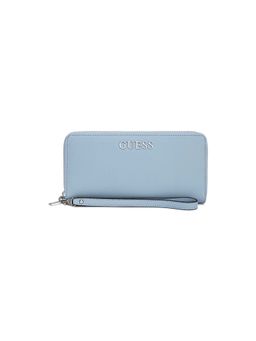 Guess - Blue Pvc Solid Wallet