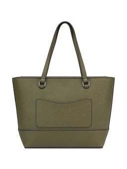 Guess - Olive Pvc Solid Handbag