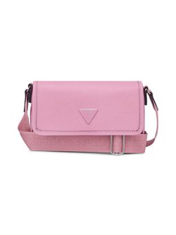 Guess - Pink Pvc Solid Slingbag
