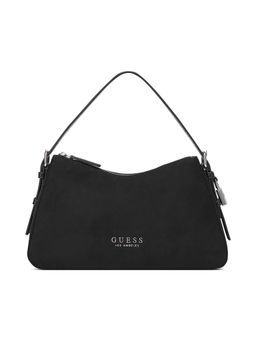 Guess - Black Polyester Solid Handheld Bag