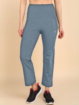 Zelena - Blue Cotton Maternity and Postpartum Track Pants
