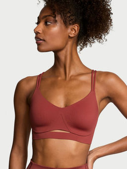 Victoria's Secret - Mauve Elevate Strappy-Comfort Sports Bra