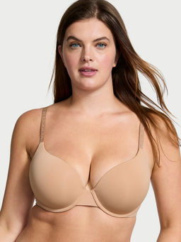 Victoria's Secret - Beige The T-Shirt Push-Up Perfect Shape Smooth Bra