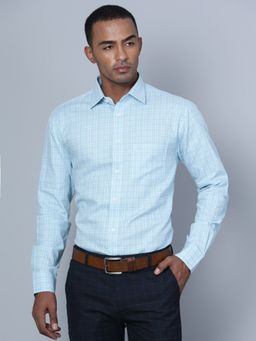 Cantabil - Mens Blue Formal Shirt