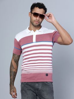Cantabil - Mens Multi Color Polo T-Shirt