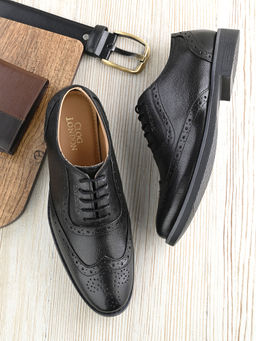 CLOG LONDON - Men Black Formal Brogues