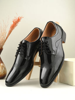 CLOG LONDON - Men Black Formal Derbies