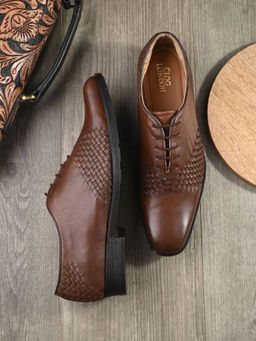 CLOG LONDON - Men Brown Formal Derbies