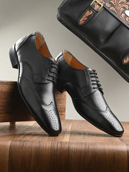 CLOG LONDON - Men Black Formal Brogues