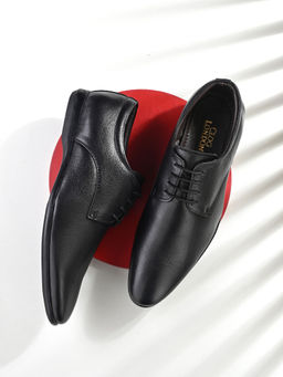 CLOG LONDON - Men Black Formal Derbies