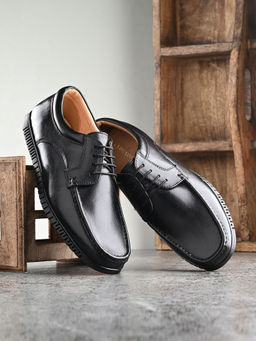 CLOG LONDON - Men Black Formal Derbies