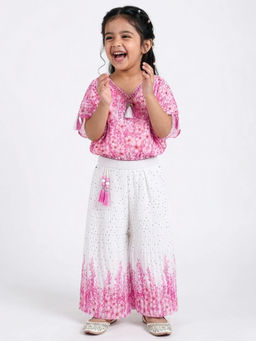 Hopscotch - Sequinned Top And Textured Pant