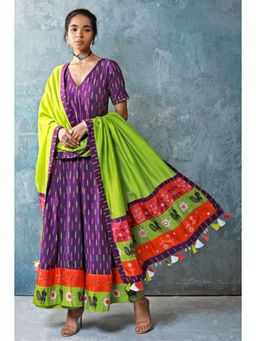 UDD DESIGN - Women's Atman Printed Tassels Dupatta