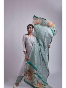 UDD DESIGN - Women's Jhoola Printed Gota Dupatta