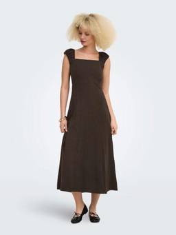 ONLY - Women Dark Brown Long Dress